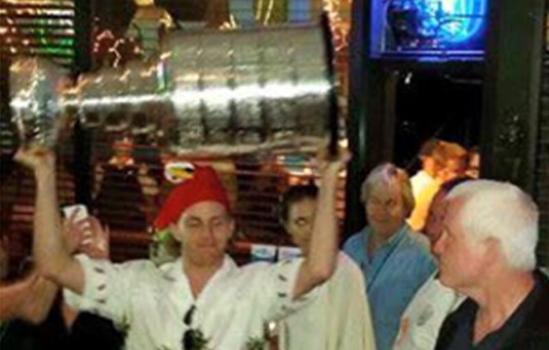 The Stanley Cup visiting Riley's Gathering Place