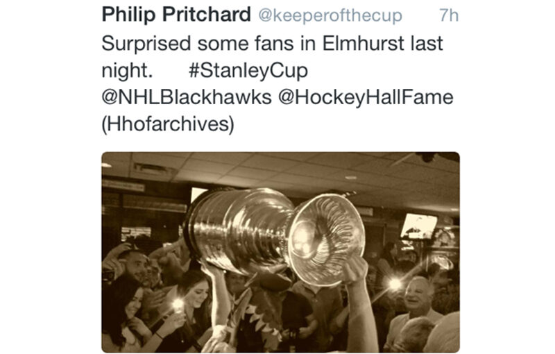 Stanley Cup celebration at Riley's